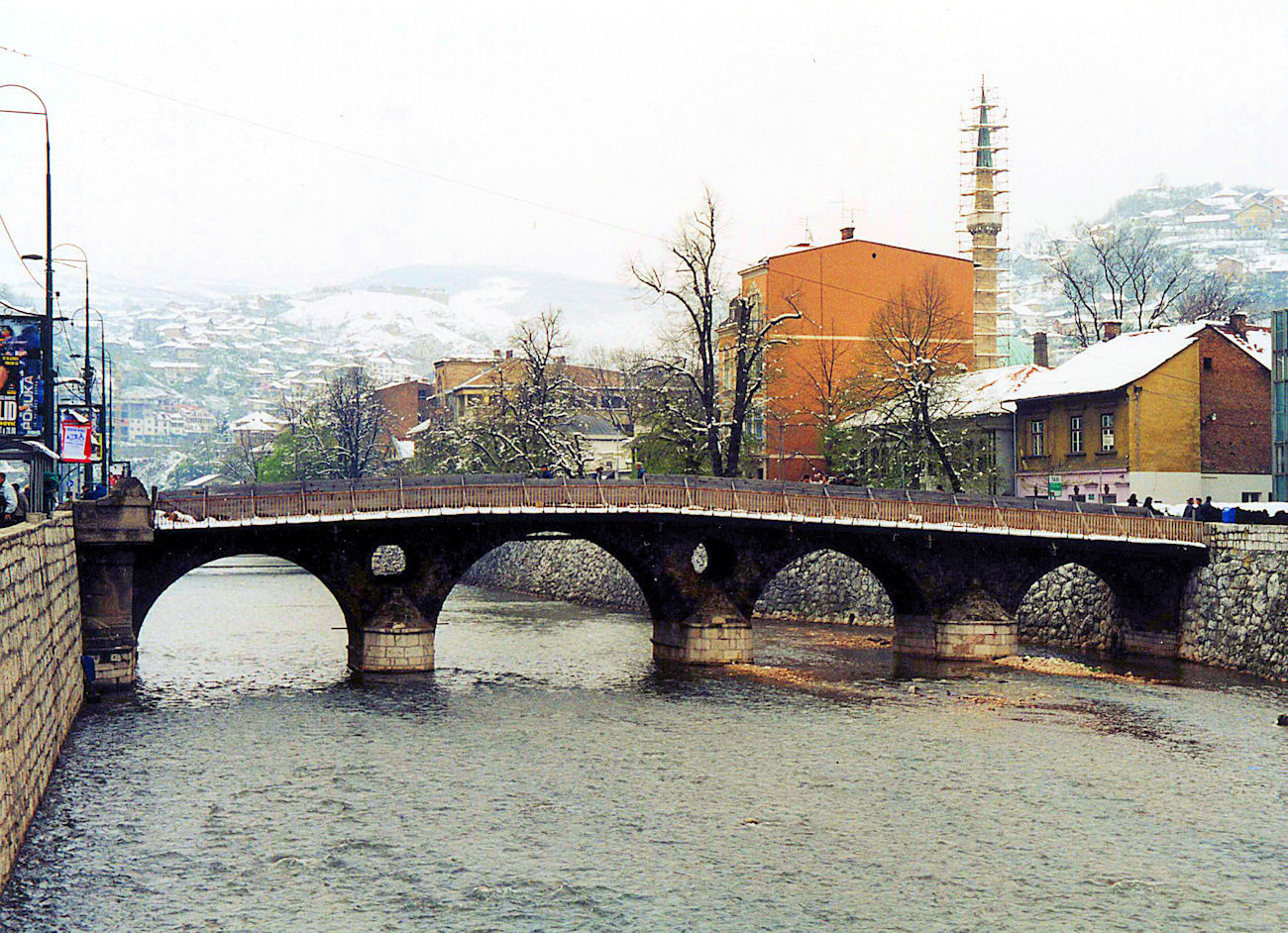 Sarajevo in 2003: there and back by train.